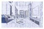 Architecture Line Drawing Photoshop, an Action Add-On by Photoshop Action (Thumbnail 4 of 13)