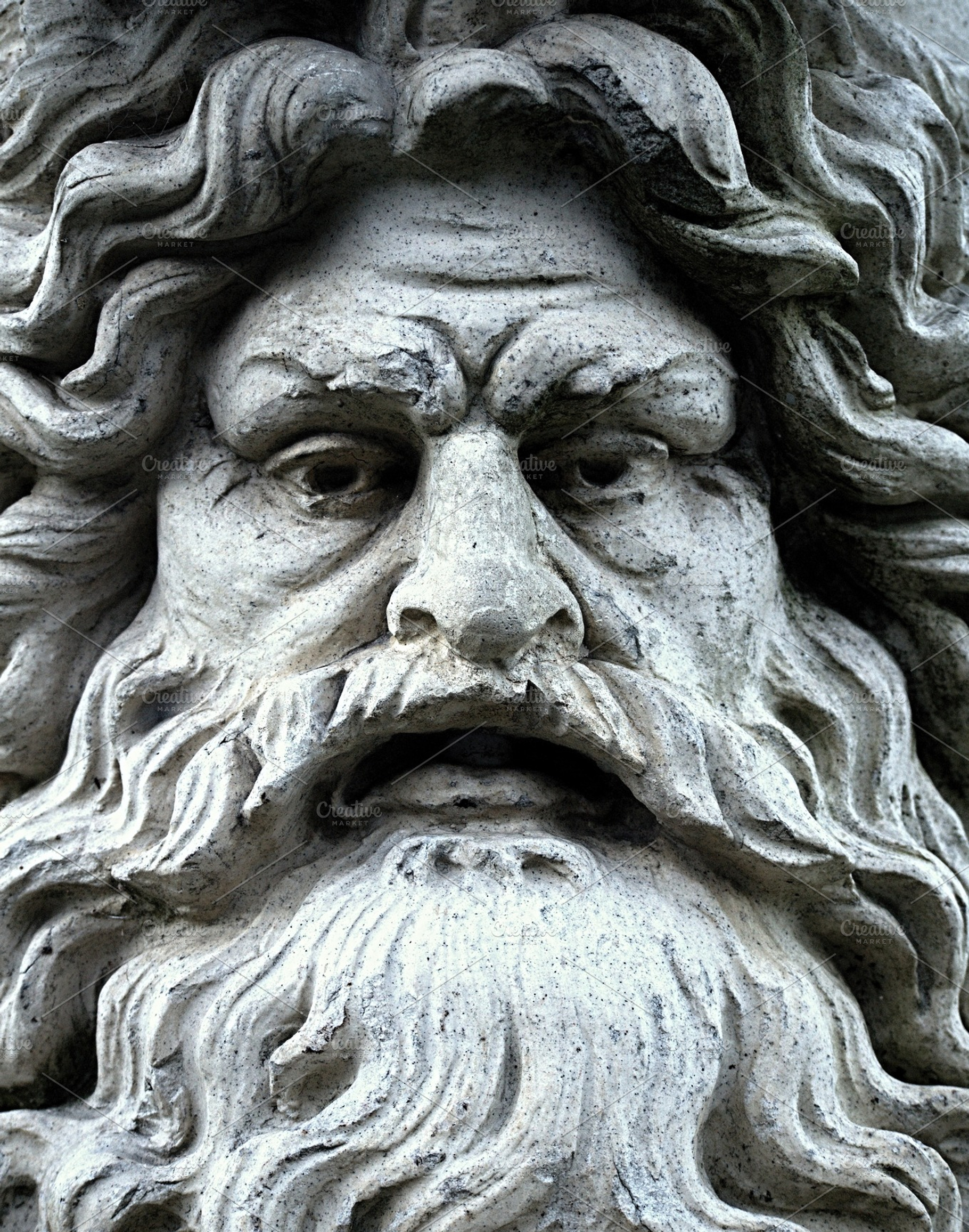 Antique Statue Head