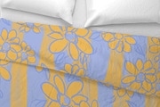 Sunny yellow stripes blooms pattern, a Pattern Graphic by Cotton Melon pattern Shop (Thumbnail 6 of 6)