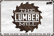 The Lumber Mill - Photoshop Wood Kit