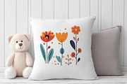 65 Groovy Flowers Vector Clipart, a Decorative Illustration by FancyDesignStudio (Thumbnail 4 of 7)
