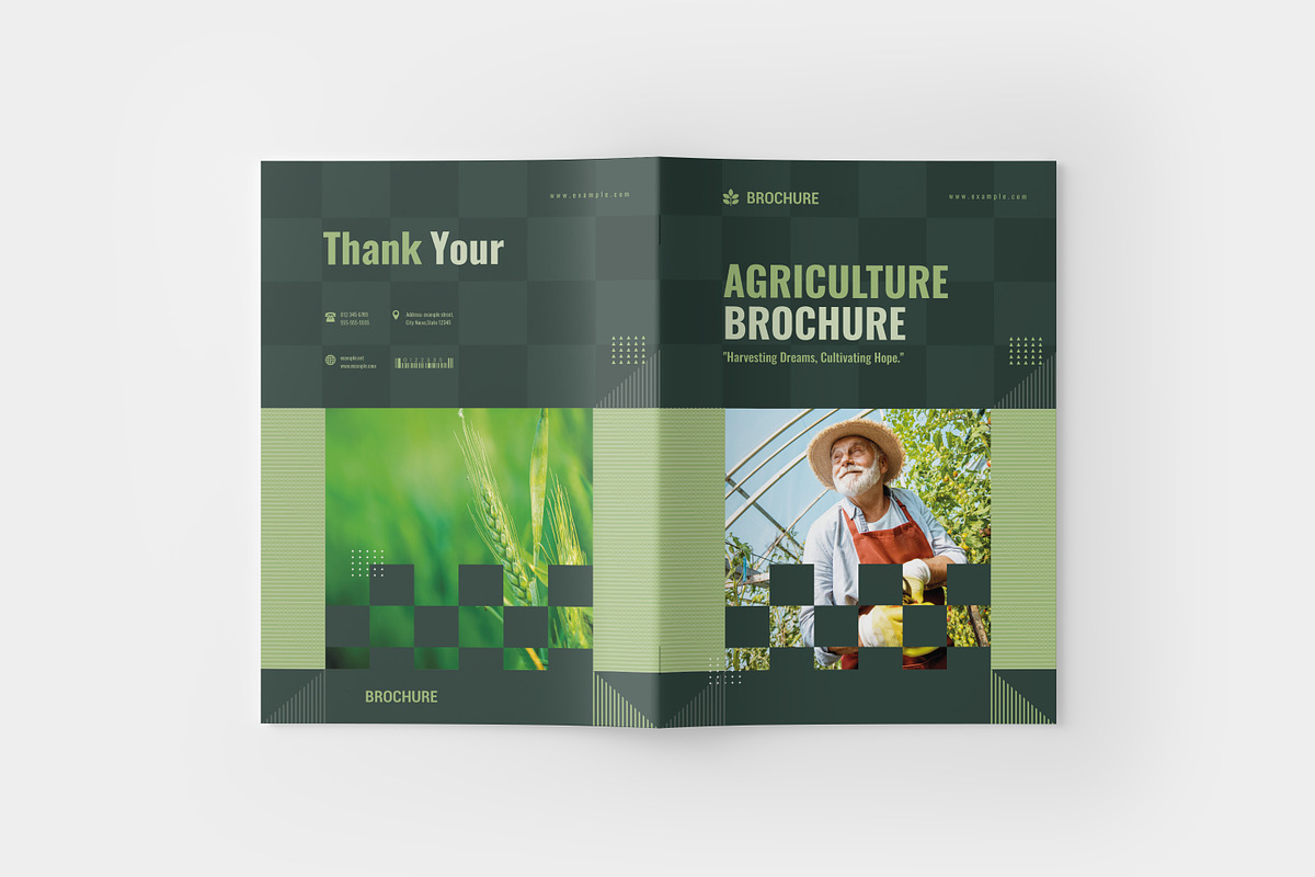 Agriculture Brochure Template ICanva, a Brochure Template by PixWork (Photo 2 of 11)