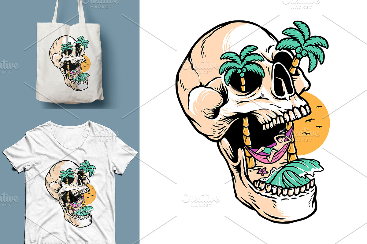 25 in 1 Bundle - Skull Illustrations, a Person Illustration by gunaonedesign (Photo 15 of 21)