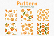 Tangerines — Watercolor Illustration, a Food Illustration by Andre_Eva (Thumbnail 10 of 11)