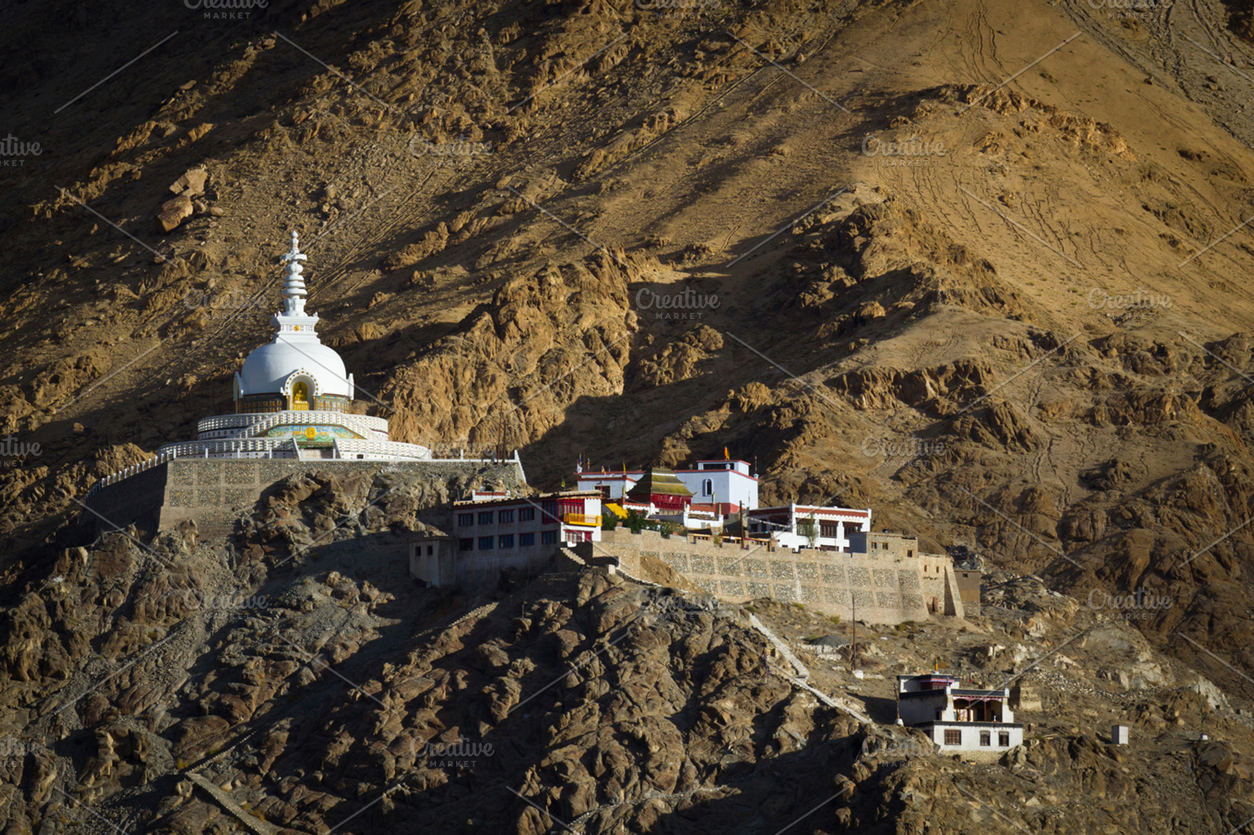Shanti Stupa, a Photo by Vector beauty