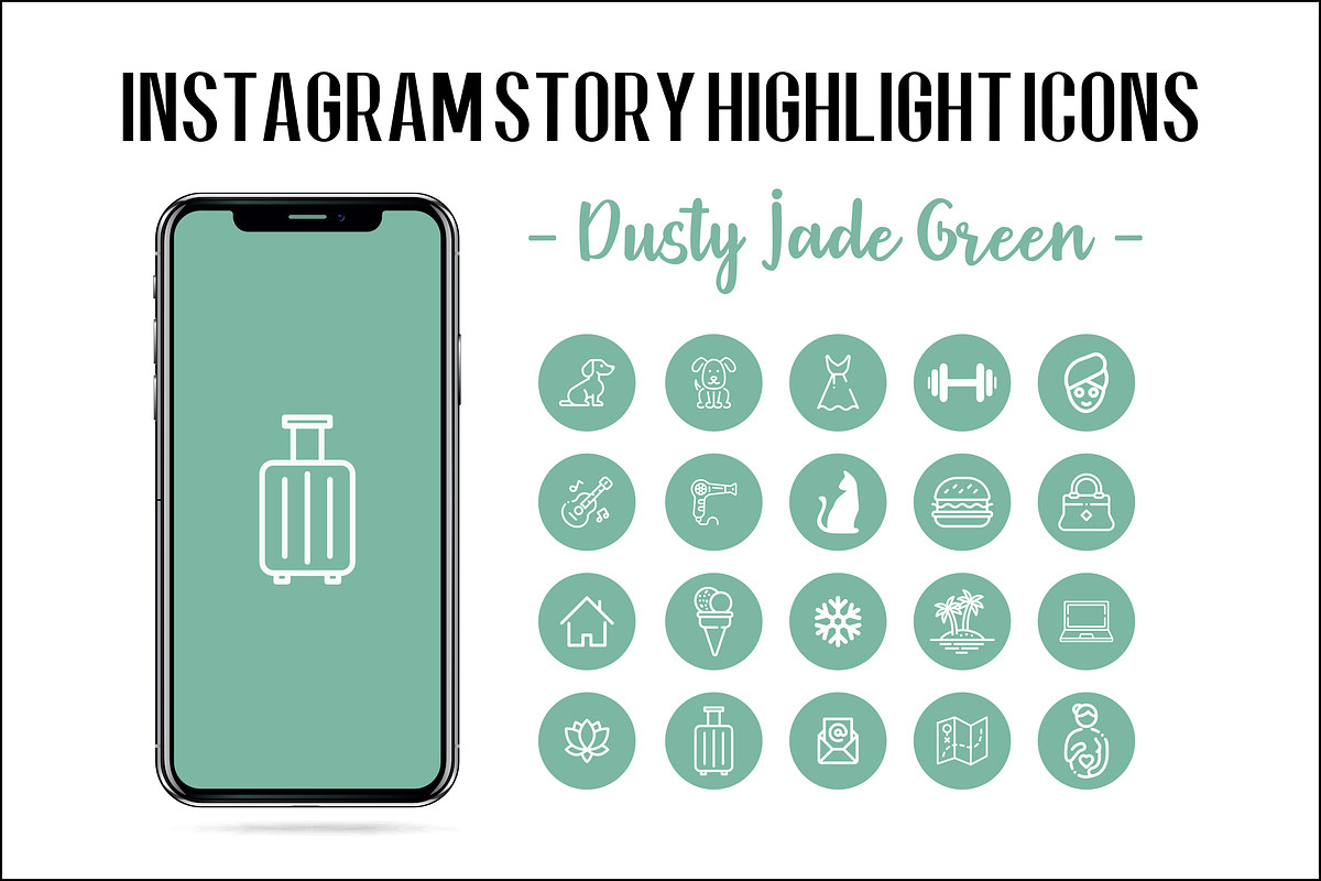 Instagram Story Highlight Icons, a Social Media Template by LeArt (Photo 1 of 3)