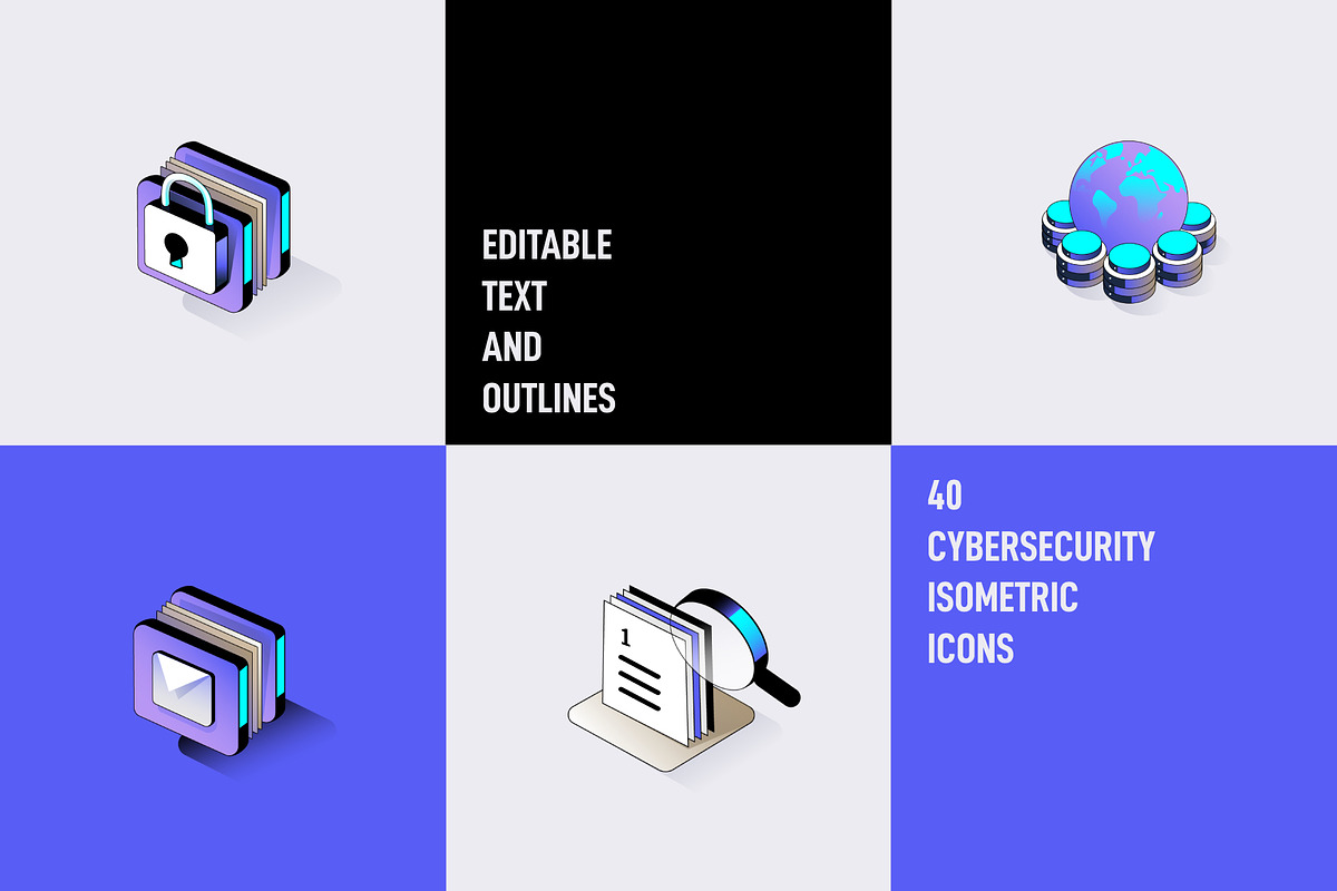 Cybersecurity Isometric Icons, a Solid Icon by Polar Vectors (Photo 8 of 10)