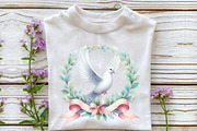Summer Wedding Doves Clipart, an Illustration by Rose Art (Thumbnail 4 of 7)