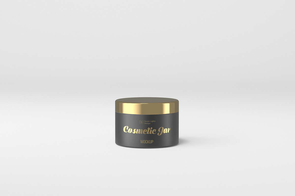Cosmetic Jar Mockup #1, a Mask Mockup by Seven Lights (Photo 4 of 8)