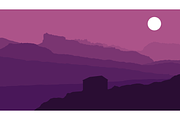 Vector Hazy Landscapes Bundle, an Illustration by BenDesigner (Thumbnail 9 of 9)