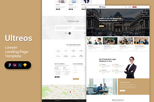 Lawyer Landing Page Template