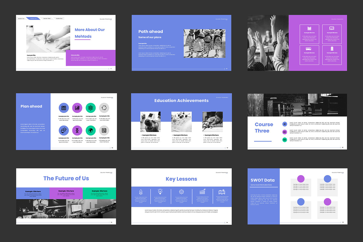 Education PowerPoint Template | 2023, a Presentation Template by Artemis-products (Photo 3 of 5)