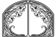 Ornamental Floral Arch Engraving, a Decorative Illustration by Designer_Momina (Thumbnail 3 of 21)