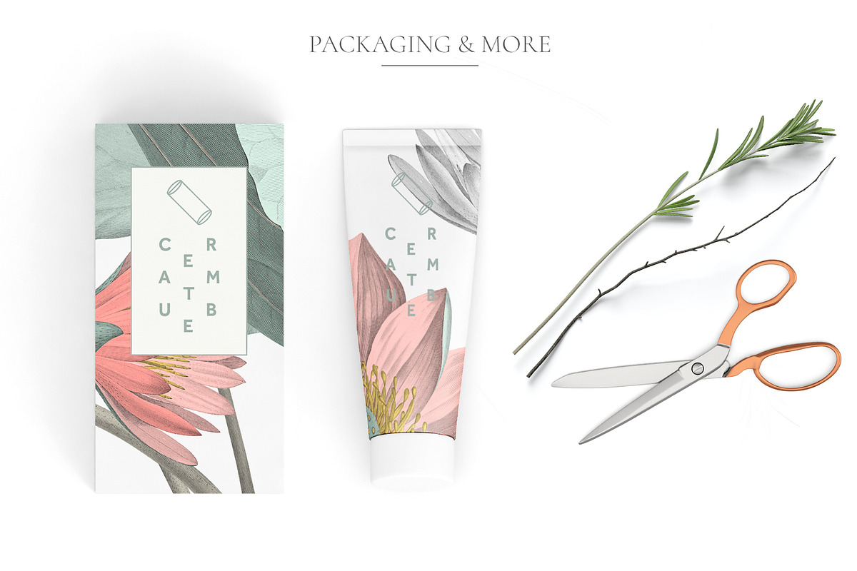 Nelumbo, Luxury Pattern & Motifs, a Pattern Graphic by TSTUDIO (Photo 4 of 9)