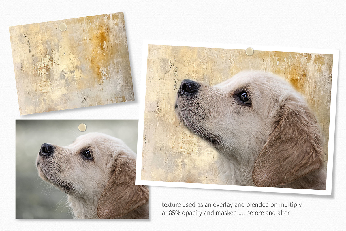 Champagne and Gold Texture Paintings, a Texture Graphic by rileyBgraphics (Photo 5 of 7)