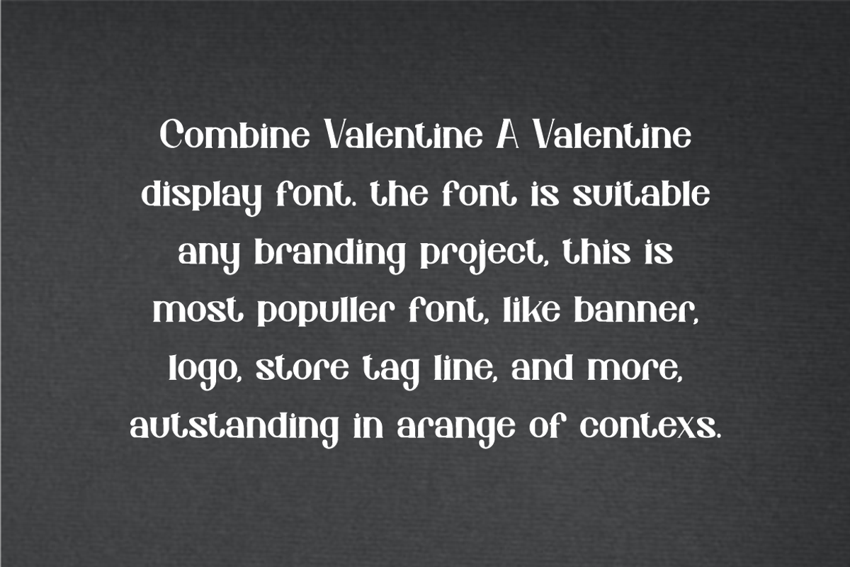Combine Valentine - Romantic Font, a Serif Font by Iqsiart Studio (Photo 2 of 7)