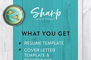 Modern Resume Template for Word, a Resume Template by SharpResumeFoundry (Thumbnail 4 of 5)