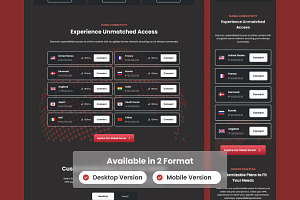 Phantom - VPN Proxy Landing Page V1