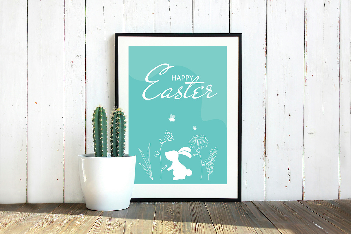 Happy Easter flyers set, a Card Template by Tati_Kli (Photo 4 of 4)