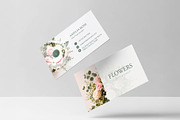 Florist Business Card Template, a Business Card Template by WheelieMonkey (Thumbnail 2 of 2)