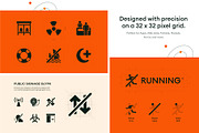 Public Signage Icons, a Solid Icon by Prosymbols (Thumbnail 3 of 6)