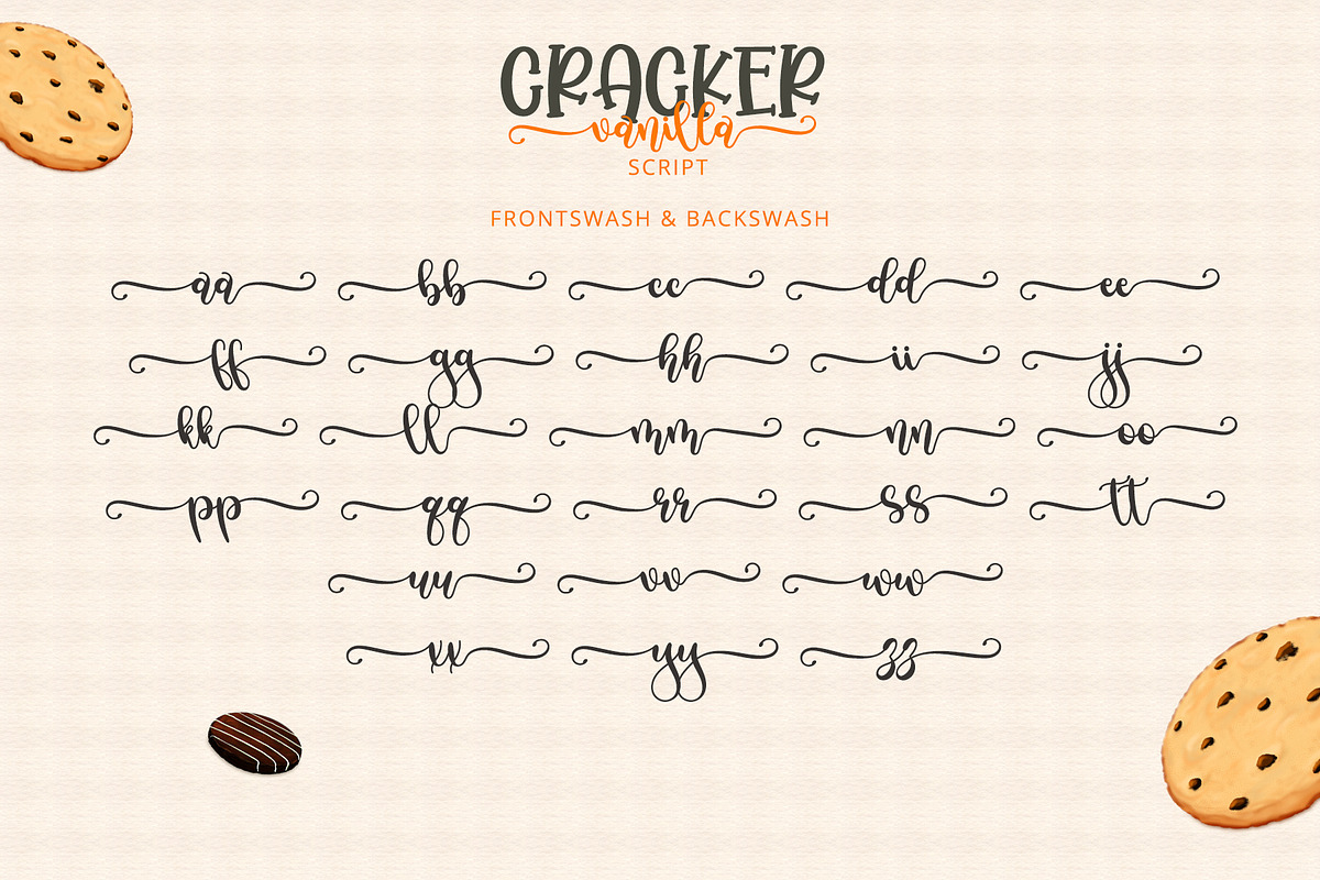 Cracker Vanilla - Cute Pretty Font, a Script Font by Airotype (Photo 11 of 13)