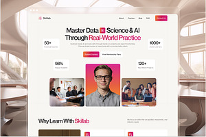 Online Course Website UI Figma, an UI Kit Template by peterdraw