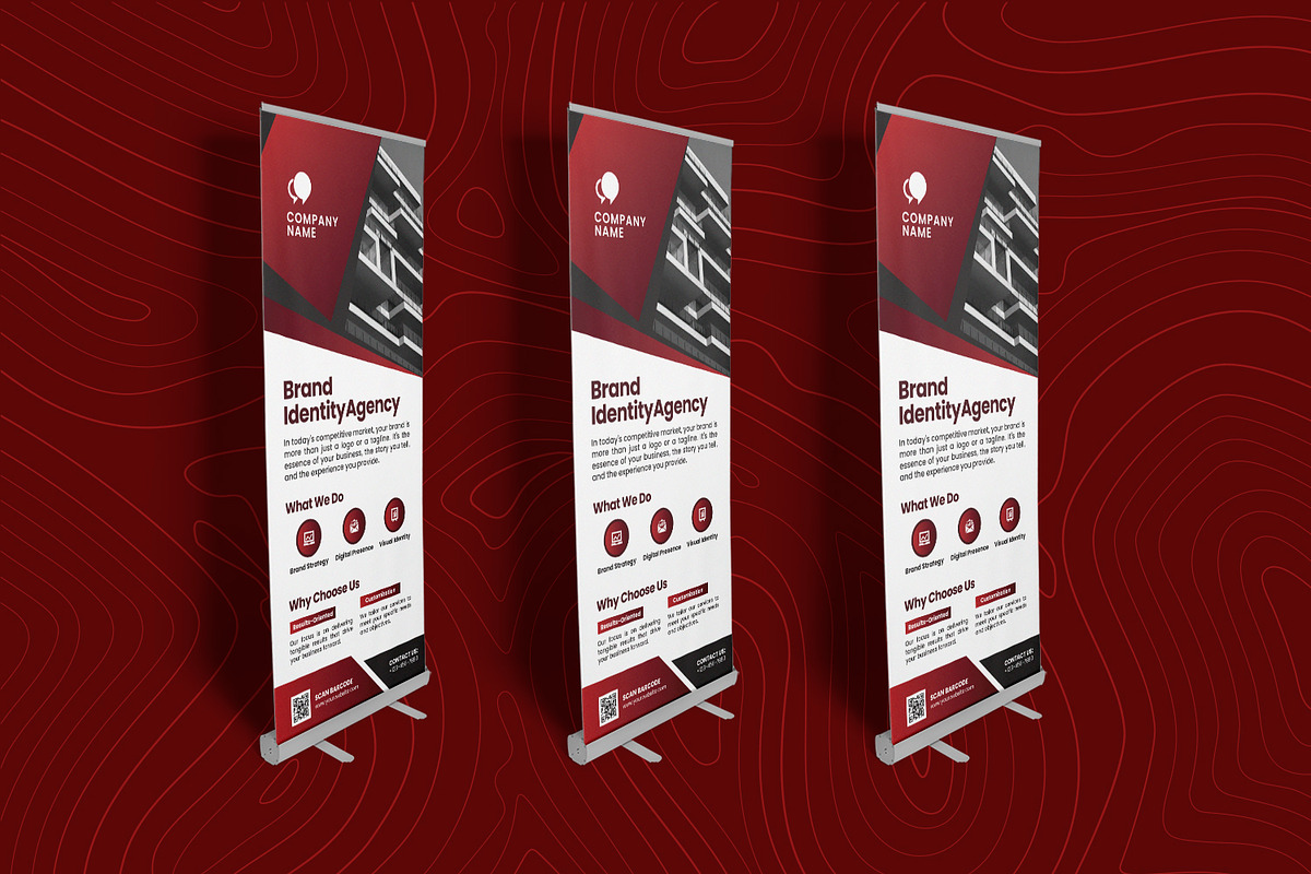 Hyfort Studio - Roll Up Banner, a Print Template by Esensifiksi.studio (Photo 1 of 2)