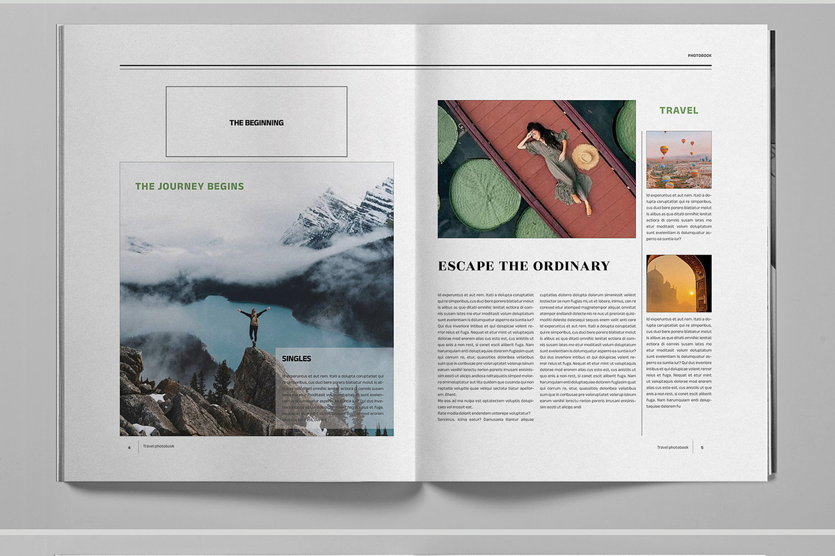 Travel Photobook Brochure Template, a Brochure Template by Boris Cupac (Photo 4 of 7)