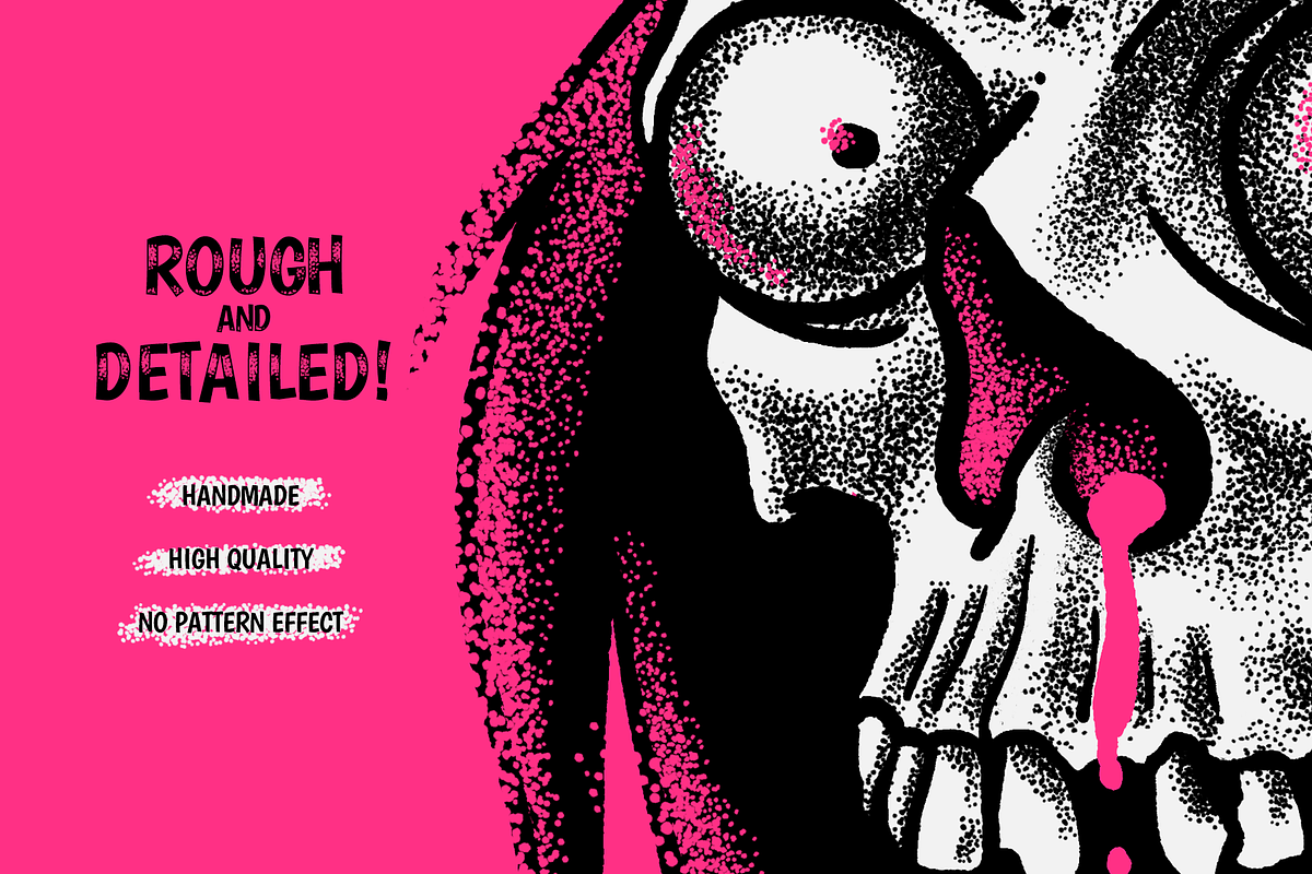 Procreate Ink and Stippling Brushes, a Brush Add-On by Graphic Roadie (Photo 3 of 9)