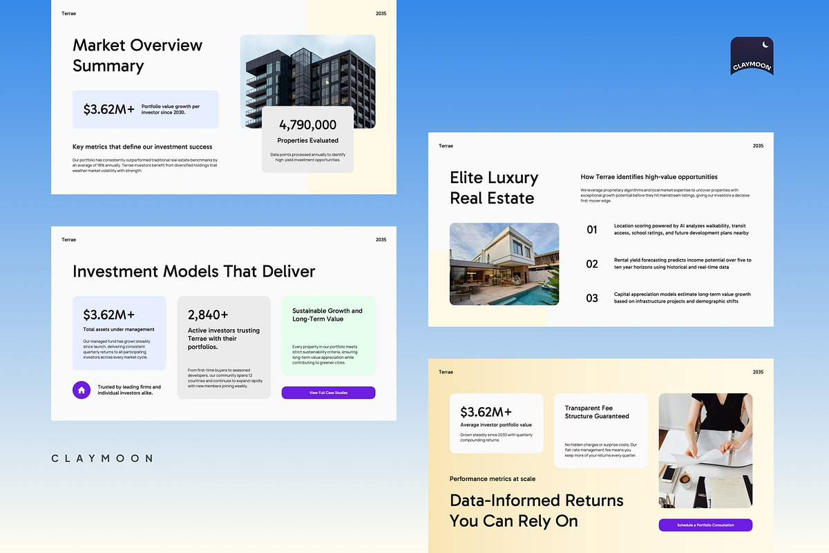Smart Real Estate Investment, a Presentation Template by Claymoon Lab (Photo 4 of 7)