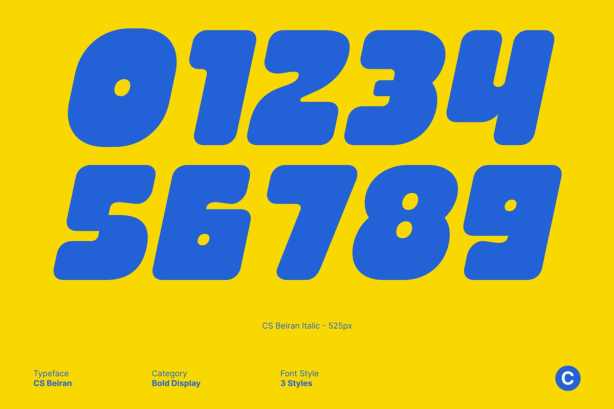 CS Beiran – Chunky Font, a Sans Serif Font by Craft Supply Co. (Photo 4 of 8)