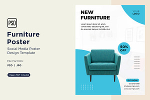Modern Furniture Poster Design 21, a Social Media Template by shahsoft
