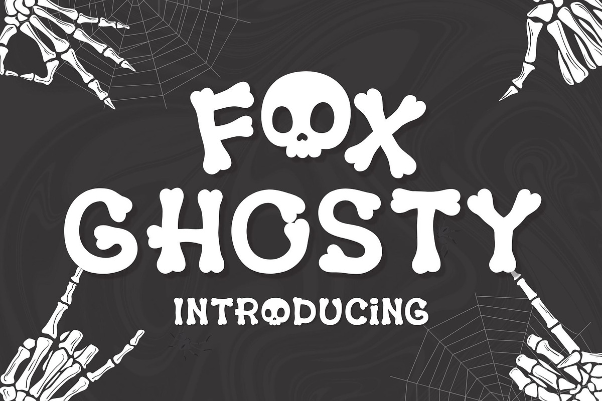 Fox Ghosty Font, a Symbol Font by Fox7 By Rattana (Photo 1 of 9)