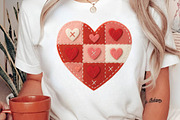 Latch Hook Patchwork Valentine Heart, an Illustration by DreamPrint404 (Thumbnail 8 of 8)