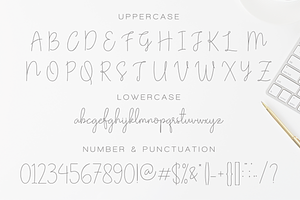 Olivia - Elegant Monoline Script