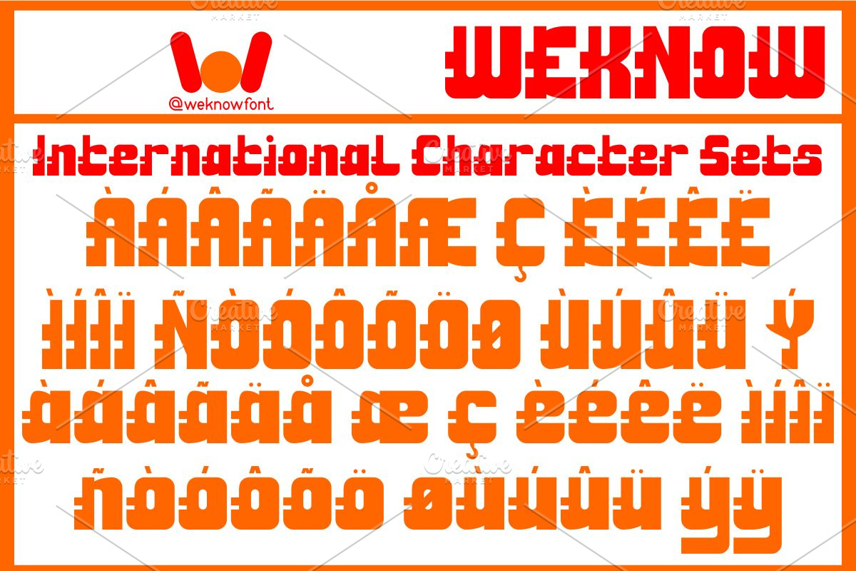 Action Reaction font, a Font by weknow (Photo 8 of 8)