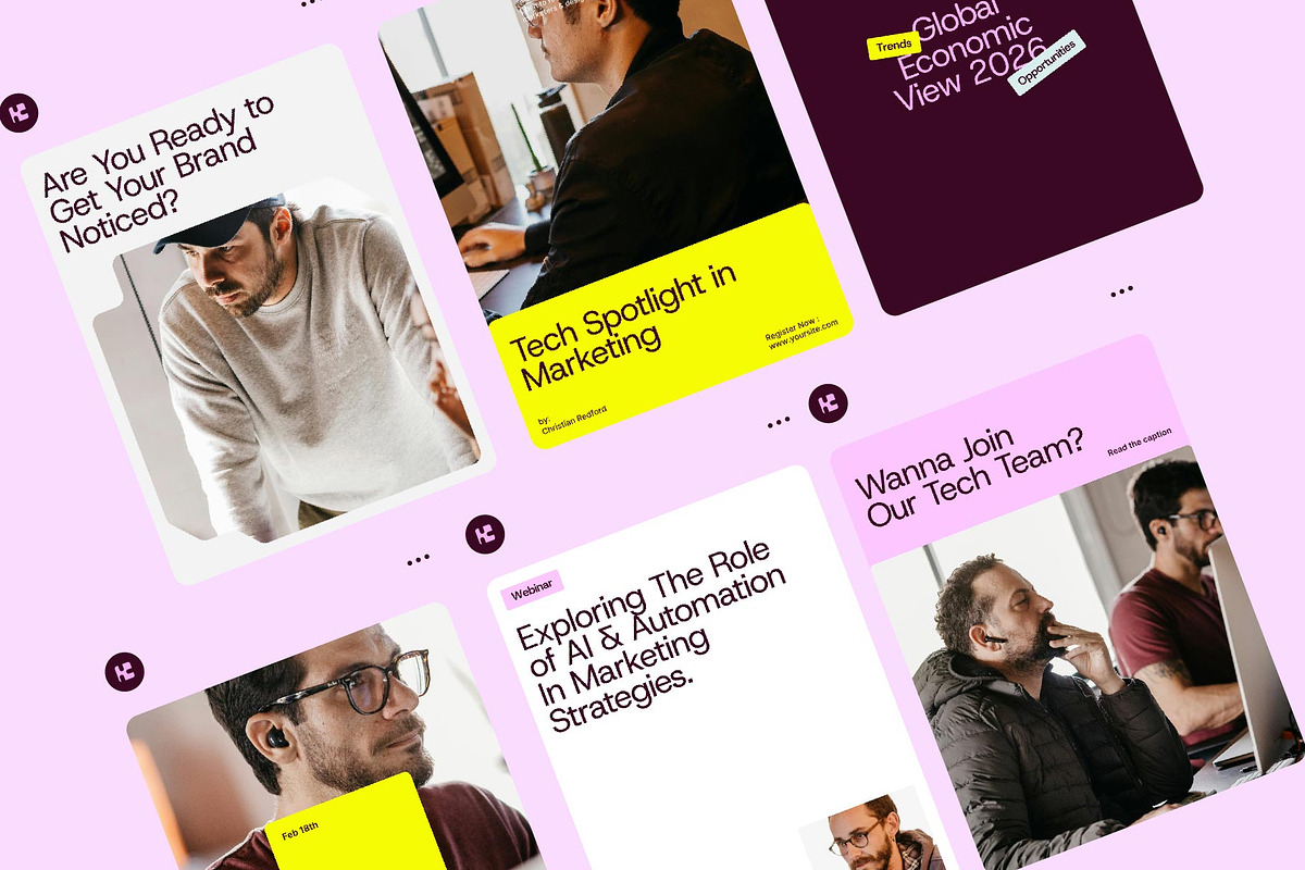Modern Agency Social Media Templates, a Social Media Template by Creo.pt (Photo 2 of 5)