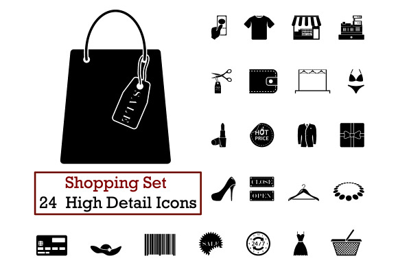 24 Shopping Icons