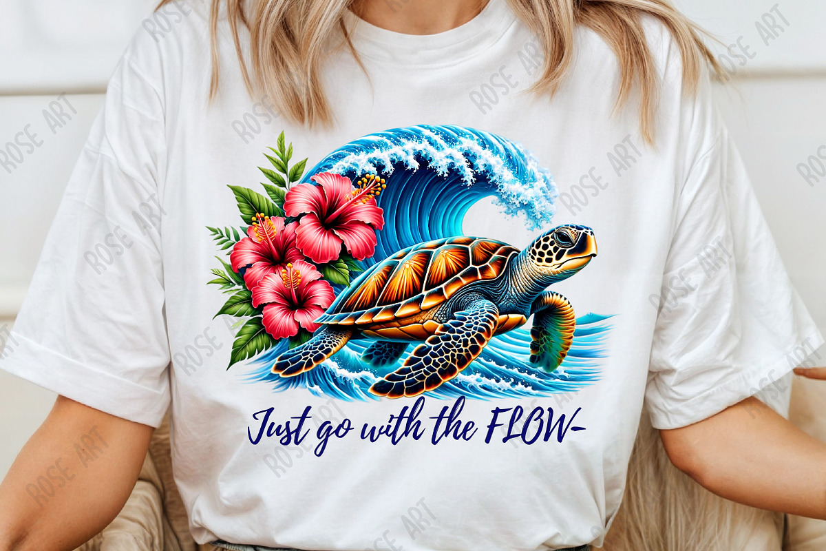 Just Go With The Flow Sublimation Pn, a Seasonal Illustration by Rose Art (Photo 2 of 4)