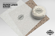 Burger Paper Liner Packaging Mockup, a Packaging Mockup by INCDesign (Thumbnail 4 of 8)