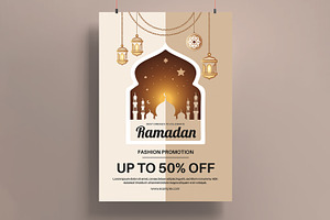 Ramadan Sale Flyer Poster, a Flyer Template by MightyDesign