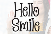 Hello Smile | Script Font, a Script Font by Scratchones (Thumbnail 1 of 8)