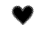 Stitched Heart Silhouette Vector Bun, an Illustration by Designs_River (Thumbnail 29 of 41)