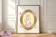 Cute Bunny Mom Sewing Quilt PNG, an Illustration by Daily.Designs (Thumbnail 3 of 5)