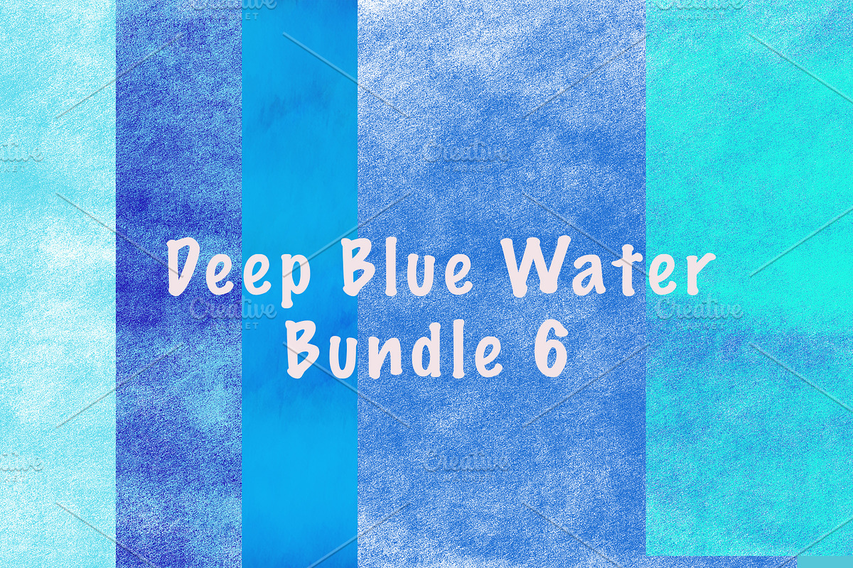 Deep Blue Water Bundle 6, a Pattern Graphic by LaConnie Creations (Photo 1 of 6)