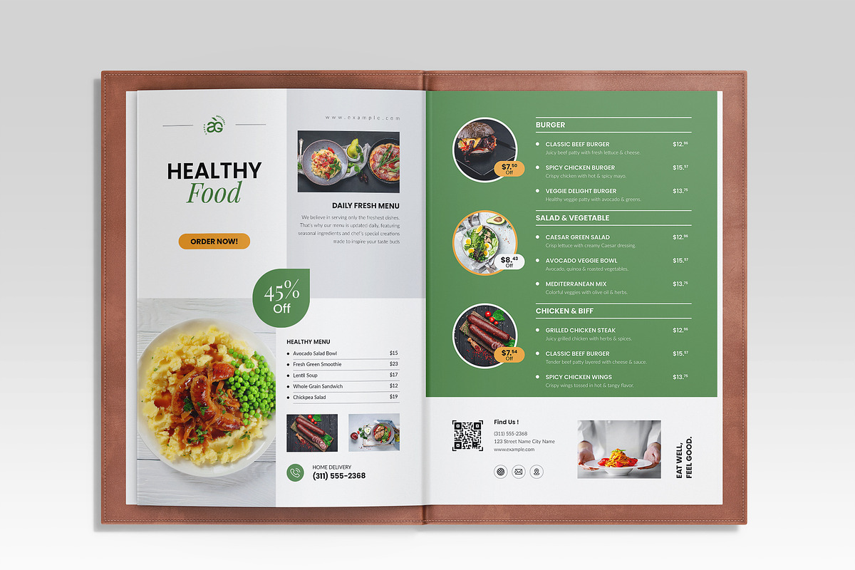 Food Menu Flyer Template preview 3