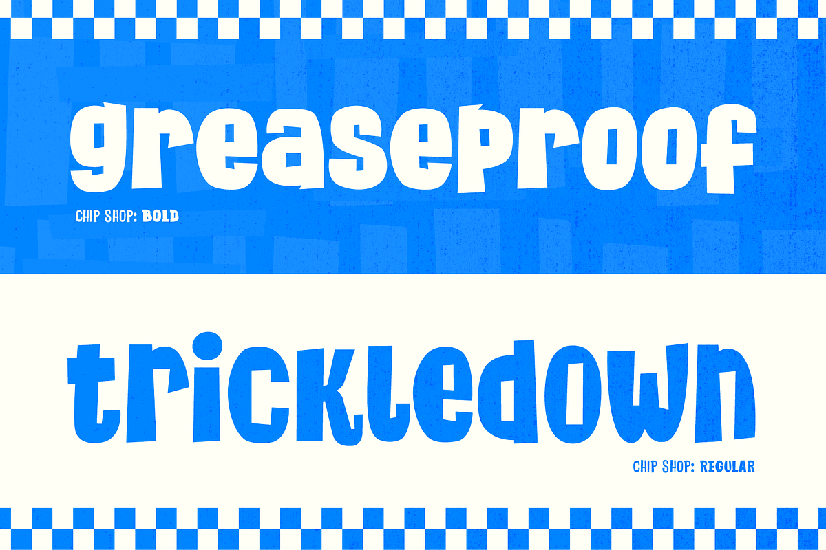 Chip Shop A Straight Cut Poster Font, a Sans Serif Font by Wingsart Studio (Photo 11 of 15)