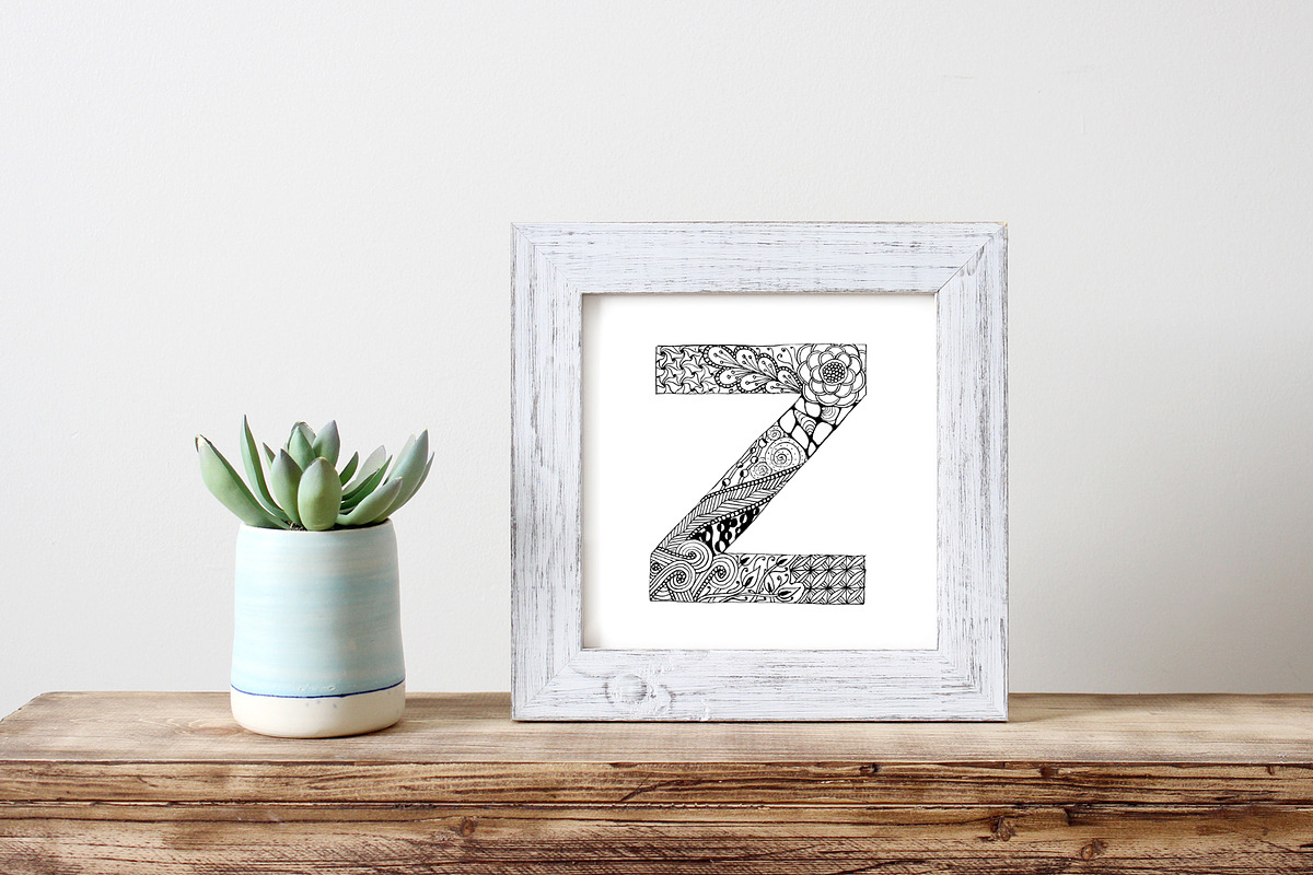 Ornamental alphabet, an Object Graphic by Pippi Draws (Photo 4 of 4)