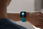 24 Watch Series 11 in Hand Mockups, a Wearable Device Mockup by Asylab (Thumbnail 86 of 107)
